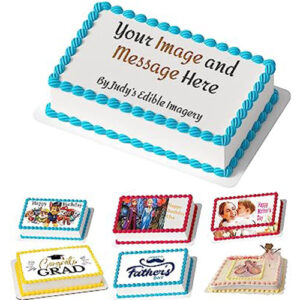 Quarter Sheet Cake Topper